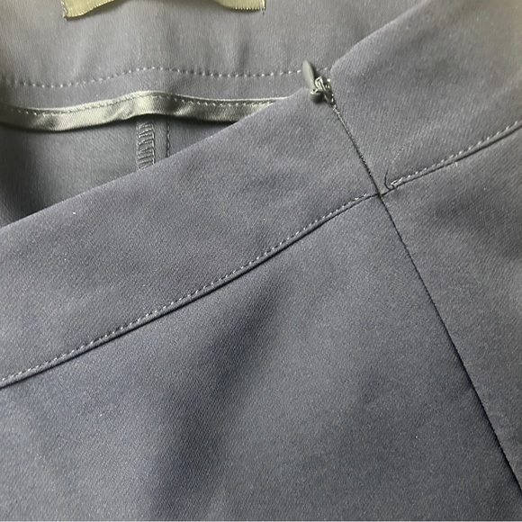 Sister’s Navy Side Slit Straight Ankle Pants Size XS Made In Italy - Picture 7 of 8